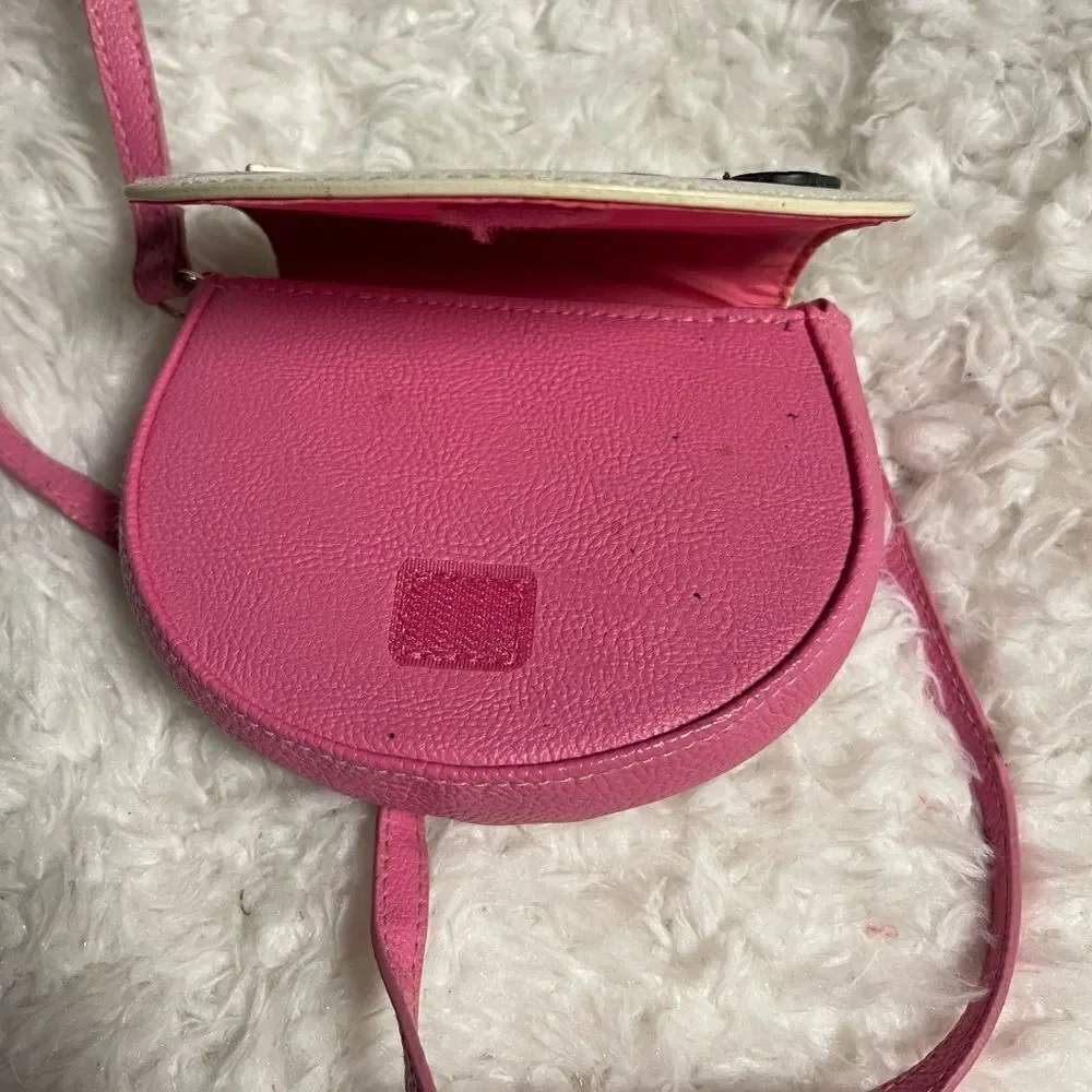 Hello Kitty Sanrio cute kitty face white , pink and black girls bag.